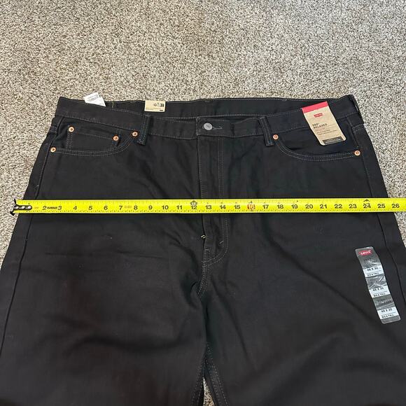 LEVI'S Men's 550 Relaxed Fit Jeans (Big & Tall) Size 46X32 In Black - Picture 13 of 16